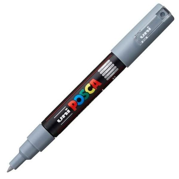Tuschpennor POSCA PC-1M Grå (6 antal)