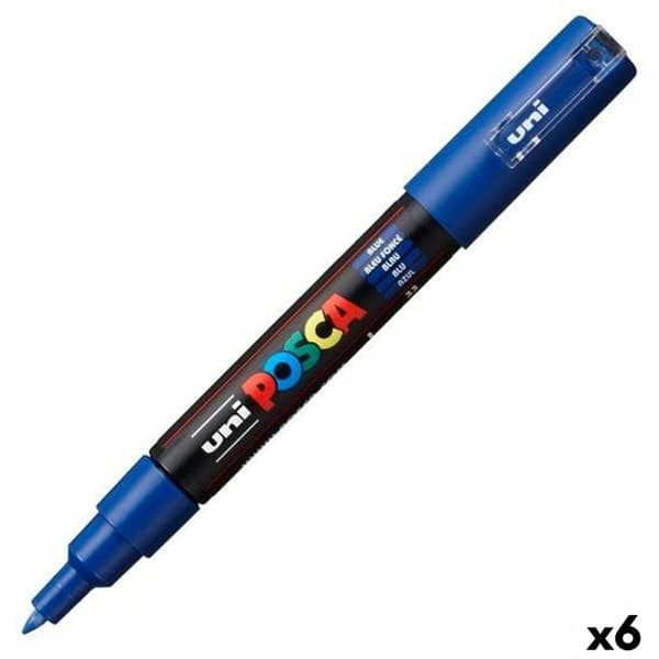 Tuschpennor POSCA PC-1M Blå (6 antal)