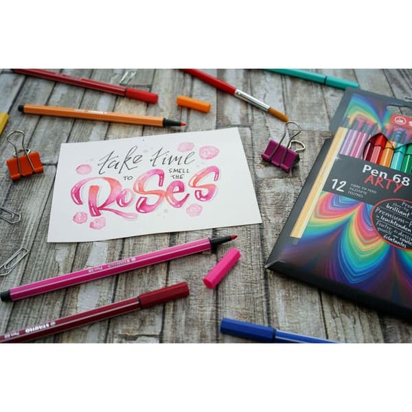 Tuschpennor Stabilo Pen 68 ARTY 12 Delar Multicolour