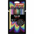 Miniatyrbild 1 av 3: Tuschpennor Stabilo Pen 68 ARTY 12 Delar Multicolour