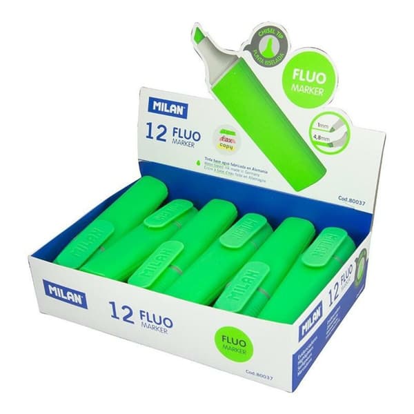 Fluorescerande markörsuppsättning Milan Grön (12 antal)