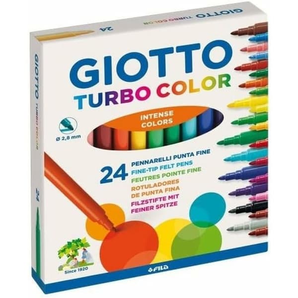 Tuschpennor Giotto Turbo Color Multicolour (5 antal)
