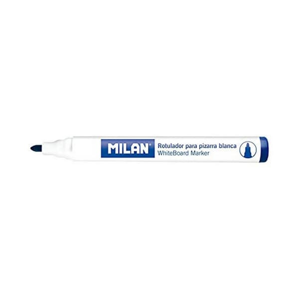 Tuschpennor Milan Whiteboard 12 antal Blå PVC