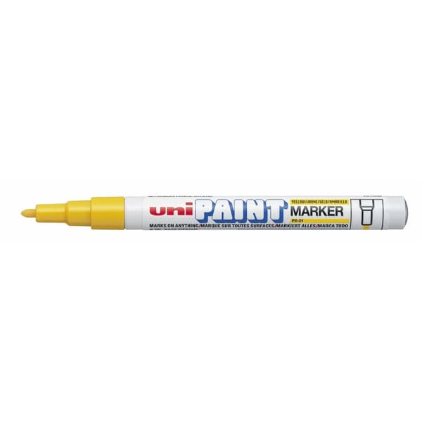 Sprittusch Uni-Ball Paint PX-21L Gul 12 Dele