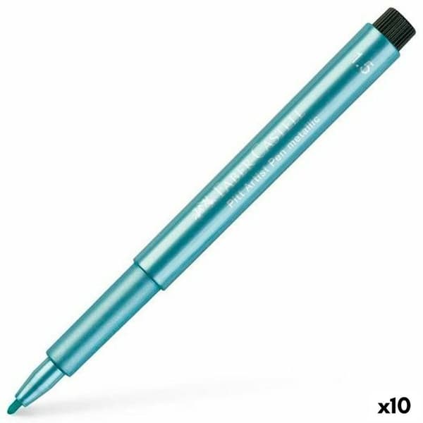 Tuschpennor Faber-Castell Pitt Artist Metallic (10 antal)