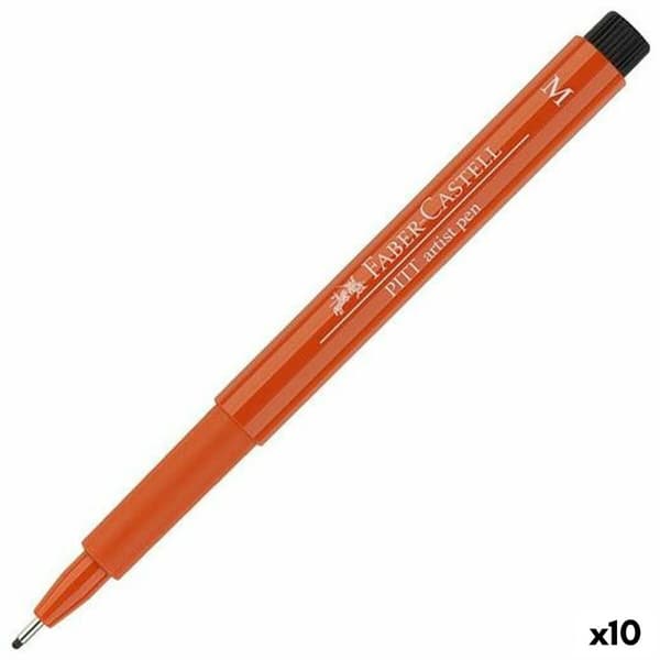 Markør Faber-Castell Pitt Artist Fineliner M Mørk orange (10 enheder)