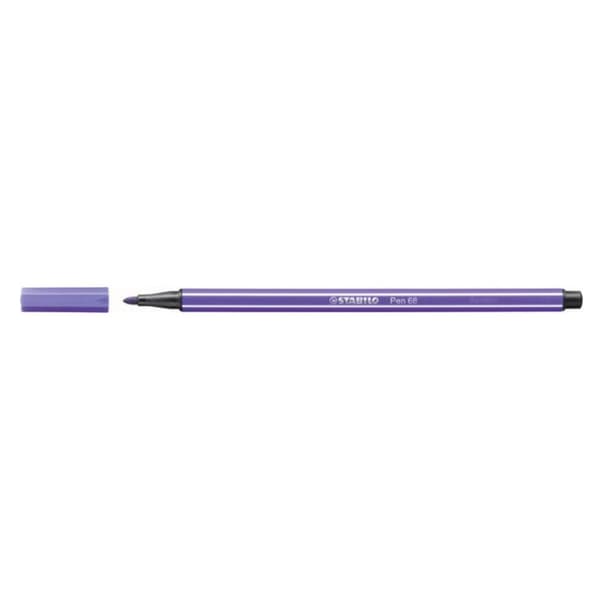 Tuschpennor Stabilo Pen 68 Violett (10 Delar)