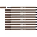 Miniatyrbillede 1 af 2: Markør Stabilo Pen 68 Brun (10 Dele)