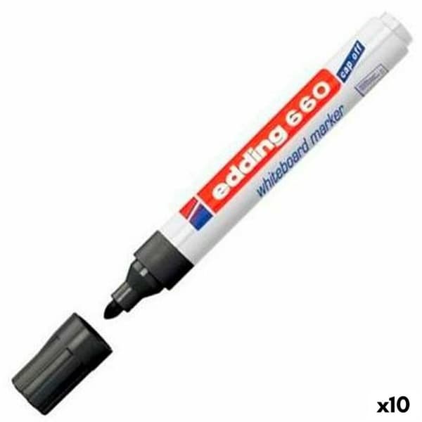 Whiteboard-pen Edding 661 Whiteboard Sort (10 enheder)