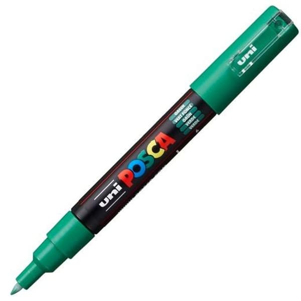 Markør POSCA PC-1M Grøn (6 enheder)