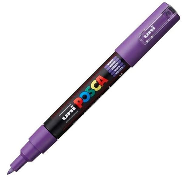Markør POSCA PC-1M Violet (6 enheder)