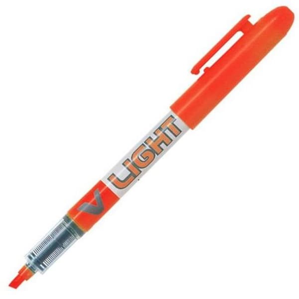 Fluoresentti tussi Pilot V Light Oranssi (12 osaa)
