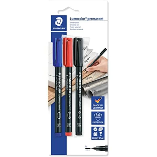 Sæt med Fiberpenne Staedtler Lumocolor 317-S Multifarvet 10 Dele (15 enheder)
