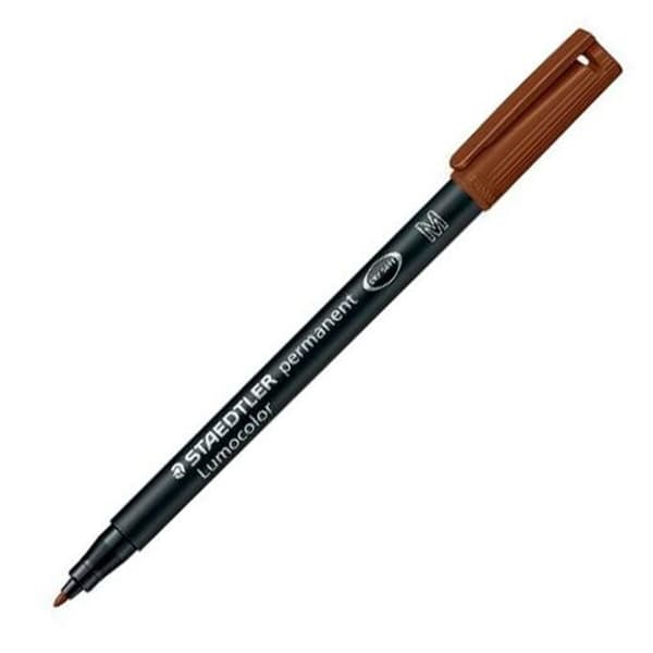 Permanenttimarkkeri Staedtler Lumocolor 317-7 M Musta (10 osaa)
