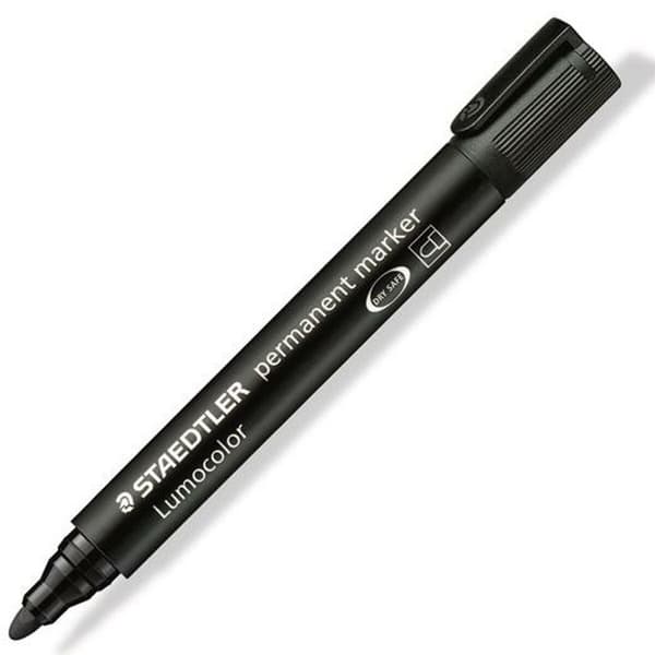 Permanenttimarkkeri Staedtler Lumocolor 352-9 Musta (10 osaa)