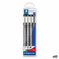 Pikkukuva 1 / 2: Tussisetti Staedtler Musta (10 osaa)