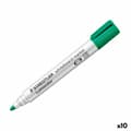 Miniatyrbillede 1 af 2: Whiteboard-pen Staedtler Lumocolor Whiteboard 8 Dele Grøn (10 enheder)