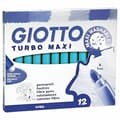 Miniatyrbillede 2 af 3: Sæt med Fiberpenne Giotto Turbo Maxi Himmelblå (5 enheder)