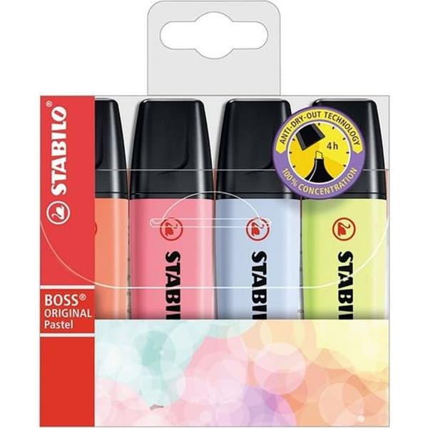 Fluorescerande markörsuppsättning Stabilo Boss Multicolour (5 antal)