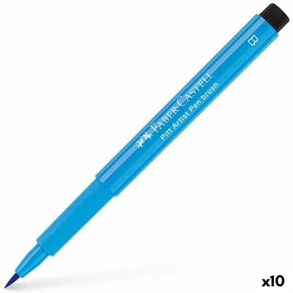 Markør Faber-Castell Pitt Artist Enamel Blå (10 enheder)