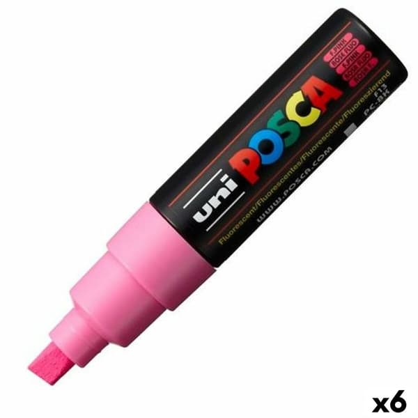Markør POSCA PC-8K Pink 6 enheder
