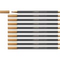 Miniatyrbillede 1 af 2: Markør Stabilo Pen 68 metallic Kobber (10 Dele)