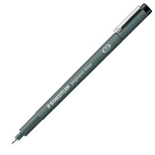 Markør Staedtler Pigment Line Sort (10 enheder)