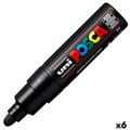 Miniatyrbillede 1 af 2: Markør POSCA PC-7M Sort (6 enheder)