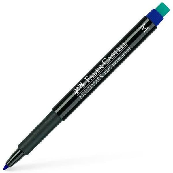 Sprittusch Faber-Castell Multimark 1523 M Blå (10 enheder)