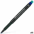 Miniatyrbillede 1 af 2: Sprittusch Faber-Castell Multimark 1523 M Blå (10 enheder)