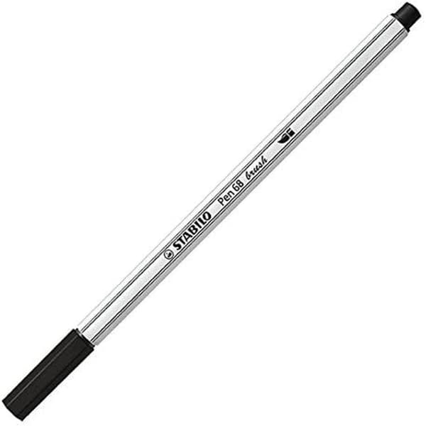 Sæt med Fiberpenne Stabilo Pen 68 Brush 10 Dele Multifarvet