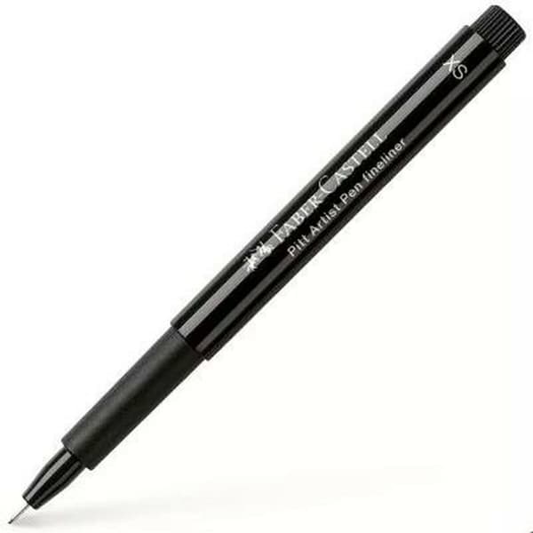 Permanent markør Faber-Castell Pitt Artist Permanent markør Svart (10 enheter)