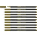 Miniatyrbilde 1 av 2: Markør Stabilo Pen 68 metallic (10 Deler)