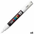 Miniatyrbilde 1 av 2: Markør POSCA PC-1M Hvit Svart (6 enheter)