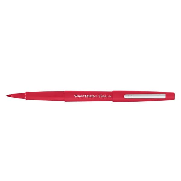 Tusj Paper Mate Flair Medium Rød (12 enheter)