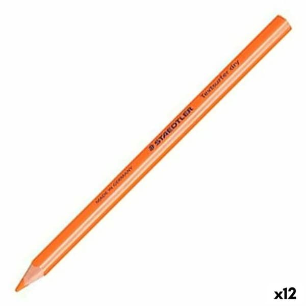 Fluoresentti tussi Staedtler Lyijykynä Oranssi (12 osaa)