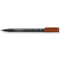 Miniatyrbilde 2 av 3: Permanent markør Staedtler Lumocolor Brun (10 enheter)