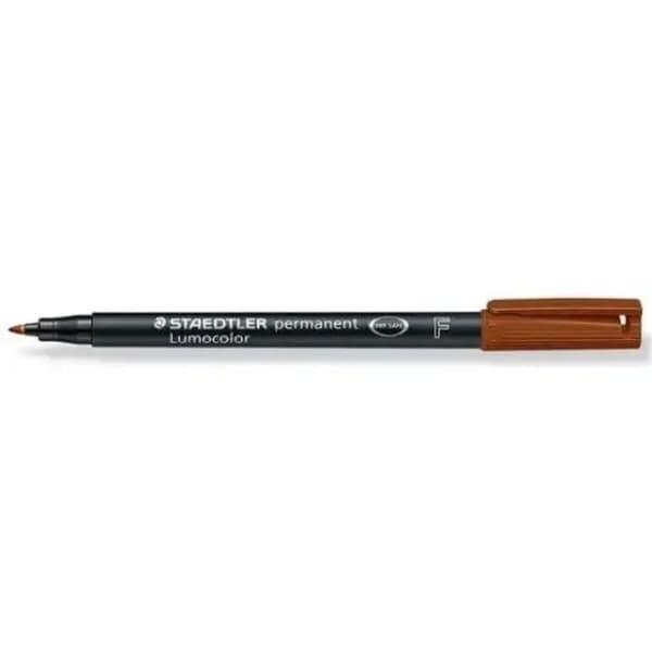 Permanenttimarkkeri Staedtler Lumocolor Ruskea (10 osaa)