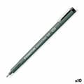 Miniatyrbillede 1 af 2: Markør Staedtler Pigment Line Sort (10 enheder)