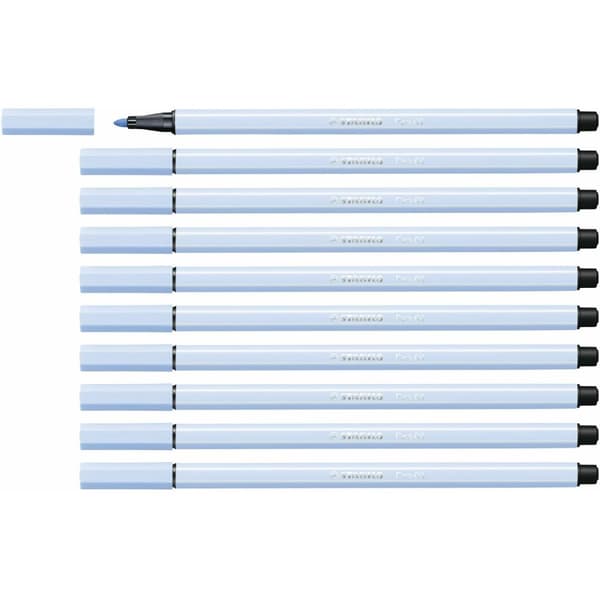 Tuschpennor Stabilo Pen 68 Blå (10 Delar)