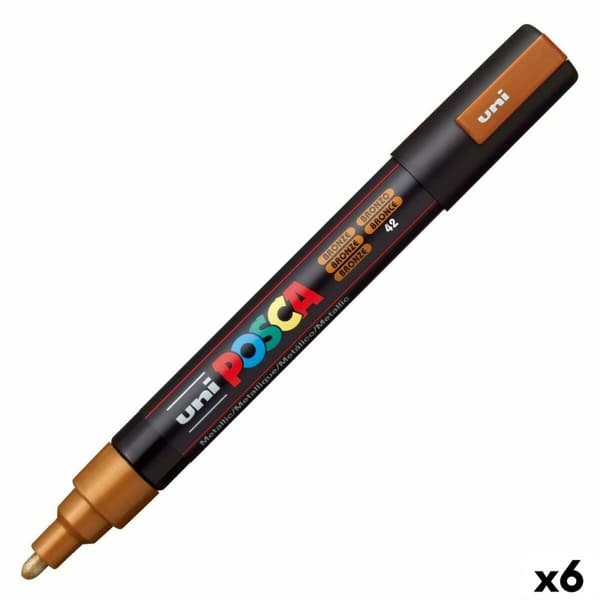 Tuschpennor POSCA PC-5M (6 antal)