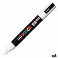 Miniatyrbild 1 av 2: Tuschpennor POSCA PC-5M Vit (6 antal)