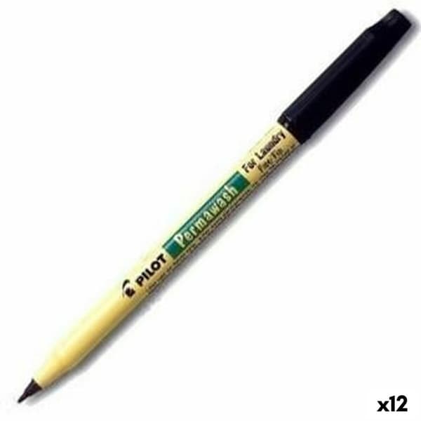 Spritpenna Pilot Permawash Svart (12 antal)