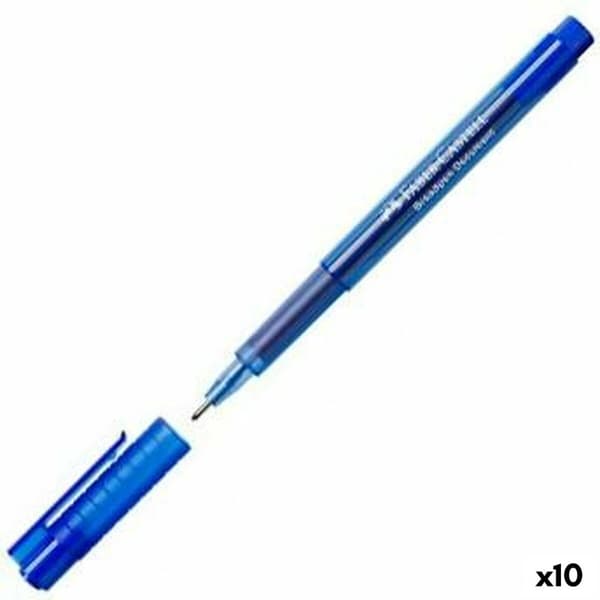 Tuschpennor Faber-Castell Broadpen Document 1554 Blå (10 antal)