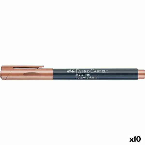 Spritpenna Faber-Castell Metallics Copper Cabana (10 antal)