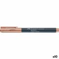 Miniatyrbild 1 av 3: Spritpenna Faber-Castell Metallics Copper Cabana (10 antal)