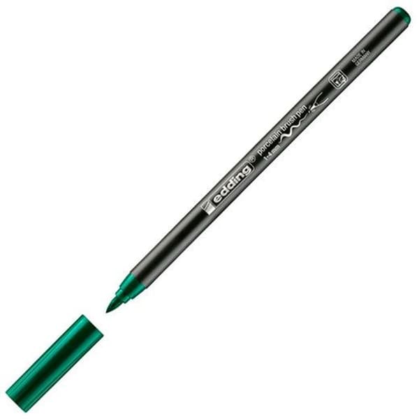 Tuschpennor Edding 4200 Porslin Grön (10 antal)