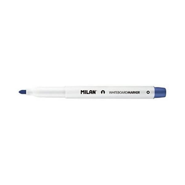 Tuschpennor Milan Whiteboard 12 antal Blå PVC