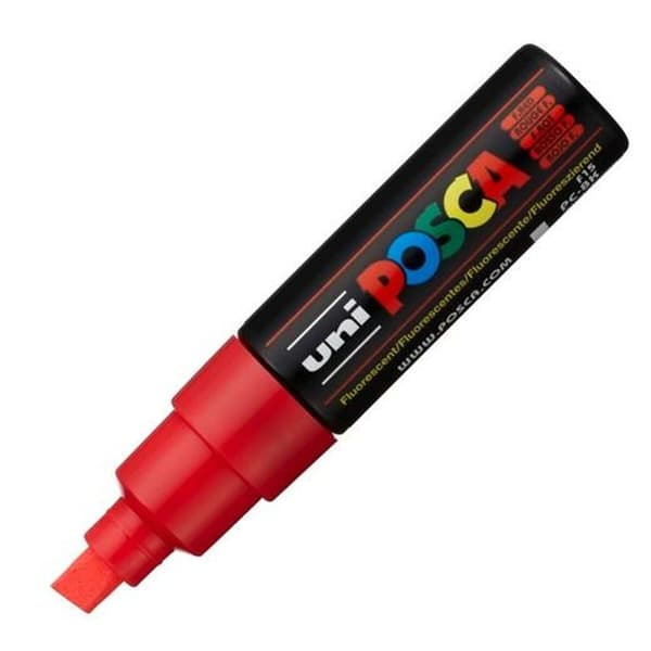 Tuschpennor POSCA PC-8K Röd (6 antal)