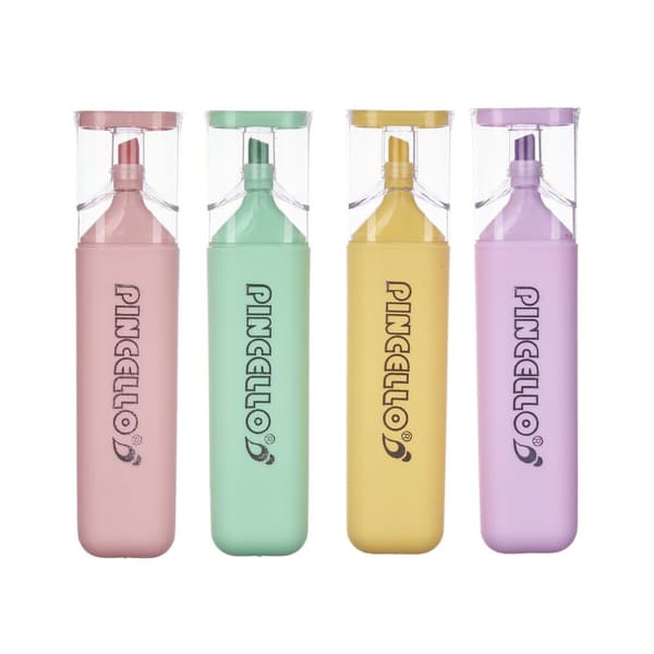 Fluorescerande markörsuppsättning Pincello 498 Gul Multicolour (12 antal)